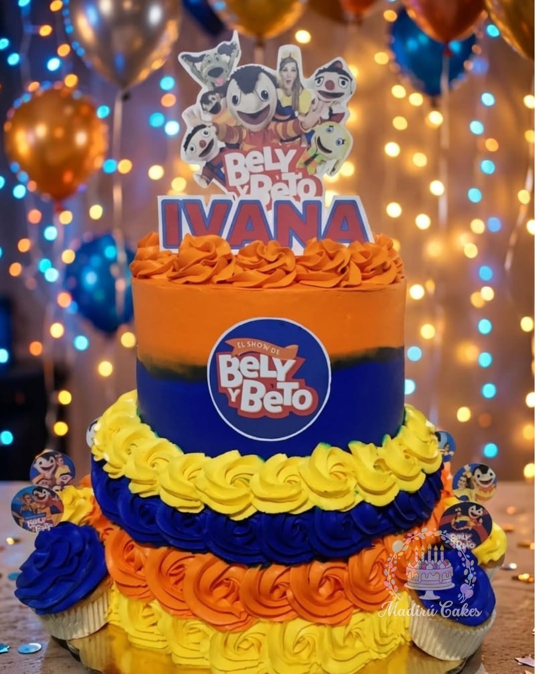 Pastel temático Bely y Beto